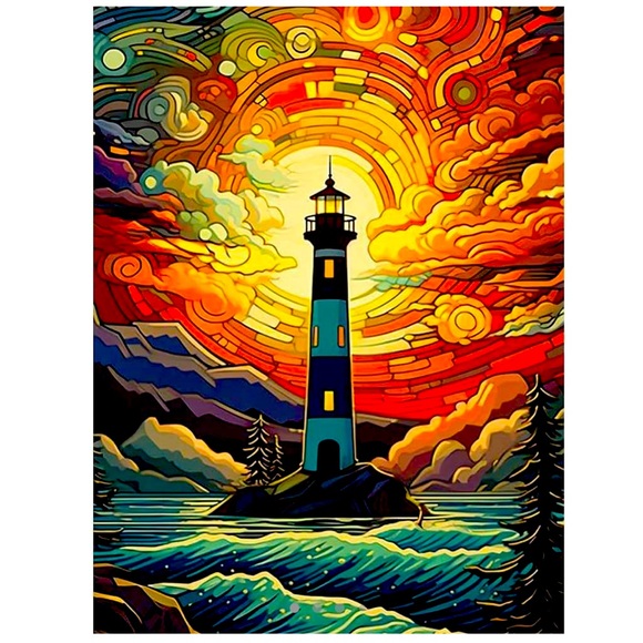 Other - 5D DIY Diamond Art Kits for Beginners Round Full Drill